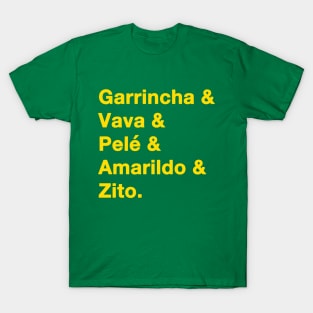 1962 Brazil World Cup Yellow T-Shirt